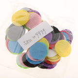 100 Pieces Rainbow Color Round Felt Table Confetti Wedding Scatter DIY 2.5cm