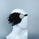 Retro 1920s Great Gatsby Crystal Rhinestone Headband Wedding Party Headdress