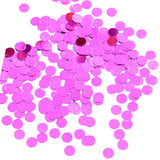 Metalic Sparkle Round Scatter Table Confetti Wedding Party Decor Rose Red