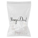 Maxbell Fashion Lady Girls Crystal Flower Pearls Headpiece Hair Accessories Costume
