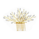 Crystal Rhinestone Hair Comb Girls Woman Headpiece Wedding Bridal Accessory