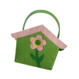 Easter Cute House Flower Candy Bag Egg Gift Bags Tote Hand Easter Decor