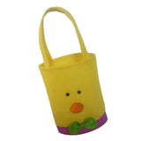 Cute Yellow Chick Non-Woven Fabric Tote Bag Easter Gift Bag Egg Baskets