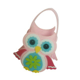 Happy Easter Cute Owl Candy Bag Egg Basket Gift Bags Tote Hand Easter Decor