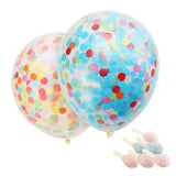 18'' Rainbow 10pcs Confetti Balloons Wedding Birthday Party Decor Blue