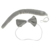 Max Girls Animal Mouse Costume Set Headband Tails Bow Tie Gloves Cosplay Props
