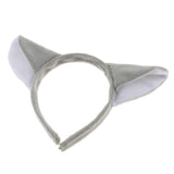 Max 5pcs/Set Girls Animal Costume Wolf Ears Headband Bowtie Tail Tutu Paws Set