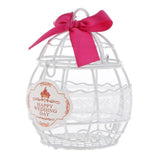 Max Romatic Mental Wedding Favor Box Candy Cookie Gift Box White & Deep Rose Red