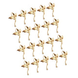 Pack of 20 Charm Alloy Tulip Flower Pendant DIY for Hair Accesories Jewelry Making
