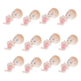 12 Pieces Mini Cute Baby Foot Boys Girls Party Favors Baby Shower Pink
