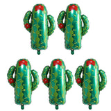 5 Pieces Cactus Aluminium Foil Balloon Baby Shower Kid Birthday Party Decor