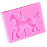 3D Horse Fondant Cake Candy Soap Candle Silicone Mold Decor DIY Baking Tools