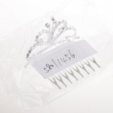 Max Chic Mini Crystal Crown Tiara Hair Comb Wedding Bride Girls Hair Accessories