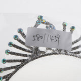 Max Delicate Peacock Style Crown Tiara Crystal Hair Comb Wedding Bridal Headwear