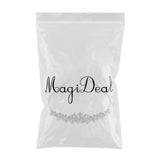 Max Chic Crystal Pearls Princess Crown Tiara Wedding Bride Girls Hair Accessory