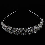Gorgeous Crystal Pearls Headband Girls Woman Wedding Bride Hair Accessories