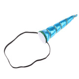 Unicorn Horn Ear Headband Child Cosplay Unicorn Party Hairband Bule