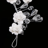 Women's Crown Headwear Flower Ornament Ladylike Charming Exquisite Accessory