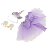Max Kid Girls Princess Unicorn Tutu Fancy Dress Party Costume Set Light Purple