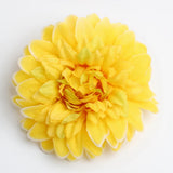 Max 10x Artificial Chrysanthemum Flower Head Wedding Home DIY Craft Decor Yellow