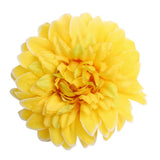 Max 10x Artificial Chrysanthemum Flower Head Wedding Home DIY Craft Decor Yellow