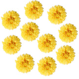 Max 10x Artificial Chrysanthemum Flower Head Wedding Home DIY Craft Decor Yellow