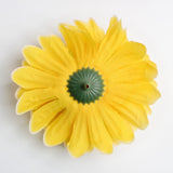 Max 10x Artificial Chrysanthemum Flower Head Wedding Home DIY Craft Decor Yellow