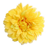 Max 10x Artificial Chrysanthemum Flower Head Wedding Home DIY Craft Decor Yellow