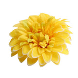Max 10x Artificial Chrysanthemum Flower Head Wedding Home DIY Craft Decor Yellow