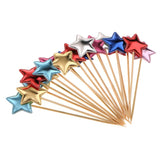 20 Pieces Star Cake Cupcake Topper for Birthday/Wedding Party Decor Mixed