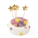 20 Pieces Star Cake Cupcake Topper for Birthday/Wedding Party Decor Gold