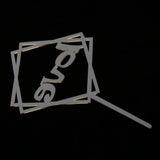 Max Romantic Love Letters Acrylic Wedding Cake Topper Party Supplier Gold