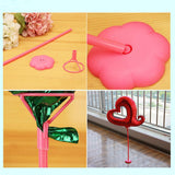 Max Unicorn Foil Balloon with Column Stand Base and Pole Set Table Decor Multi