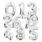32 Digit Helium Ballons Number Foil Balloon Baby Birthday Decor Number 9"