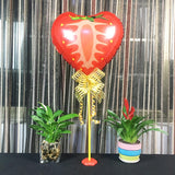 Fruit Foil Balloon Kit Stick Stand Base Pole Wedding Party Decor Tomato