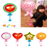 Fruit Foil Balloon Kit Stick Stand Base Pole Wedding Party Decor Carambola