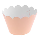 8 Pieces Paper Cupcake Wrapper Bake Cup Liner Muffin Case Party Decor Pink