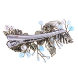 Women Hair Pin Rhinestone Pearl Hair Clips Bridal Accessories 90 x 80 x 60mm