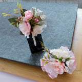 Max Bridal Wrist Corsage Bridesmaid Hand Flowers Wedding Party Prom Champagne