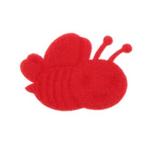 100 Nylon Baby Shower Bee Applique Baby Toy DIY Craft Trim Decor Red