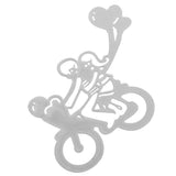 Maxbell Lovers With Bike Cutting Dies Stencils For DIY Embossing Paper Cards Craft
