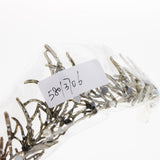 Maxbell Bridal Crystal Pearl Tiaras Crown Hairbands Wedding Party Hair Decor Bronze