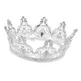 Max Women Girls Rhinestone Crystal Tiara Crown Wedding Hairband Accessory Silver