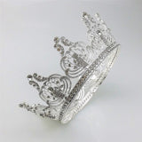 Max Women Girls Rhinestone Crystal Tiara Crown Wedding Hairband Accessory Silver