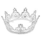 Max Women Girls Rhinestone Crystal Tiara Crown Wedding Hairband Accessory Silver