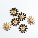Pack of 10 Alloy Daisy Flower Charms Pendents Jewelry Making Clothes DIY Craft