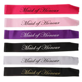 Hen Night Party Maid of honour Sash for Wedding Party Decorations Rose