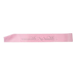 Hen Night Party Maid of honour Sash for Wedding Party Decorations Pink