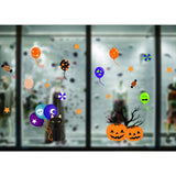 Halloween Theme Pumpkin Tree Cat Window Clings Sticker Decals Decorations