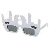 Funny Rock Hand Gesture Plastic Glasses Eye Mask Party Fancy Dress